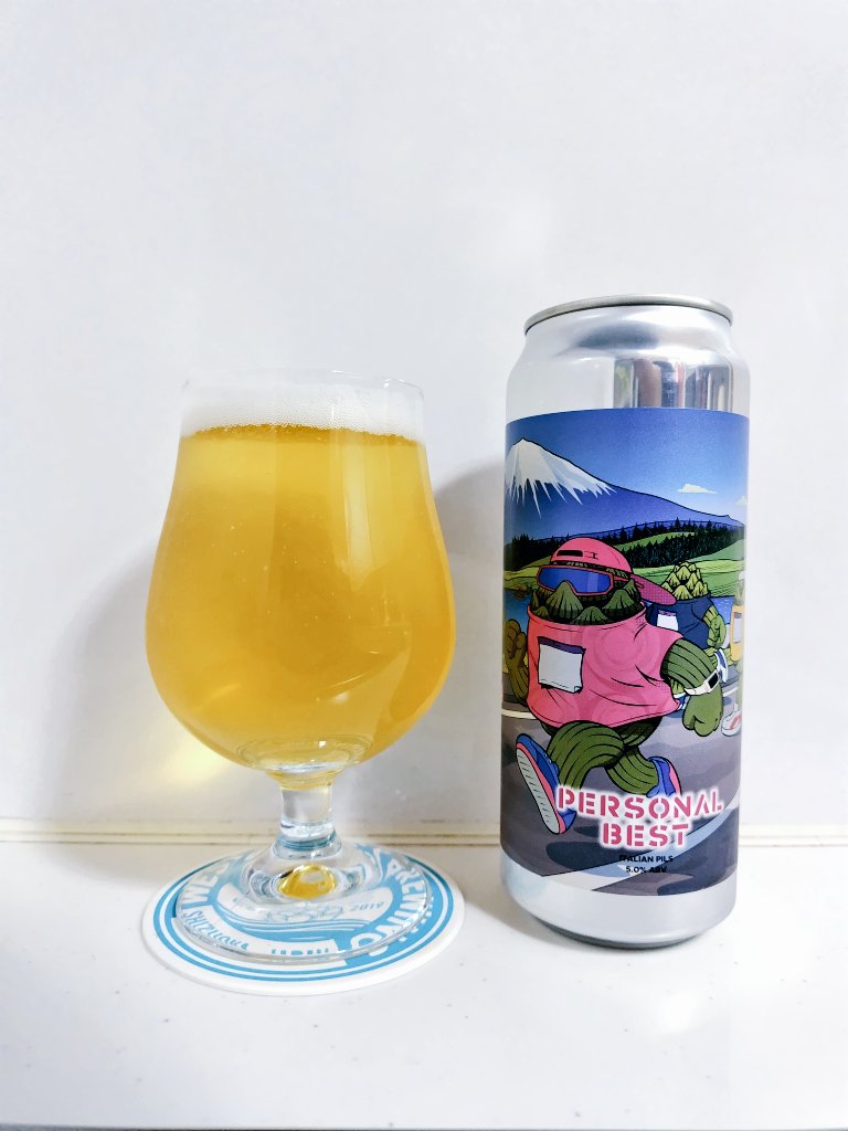 teru_kon2maru's tweet image. 木曜は、お休みなので
深夜家呑み🍻

WestCoastBrewing(静岡県)
　Personal Best
　Italian Pils
　アルコール度数　5.0%

#wcbshizuoka
#PersonalBest
#味の感じ方は人それぞれ
#クラフトビールを楽しもう