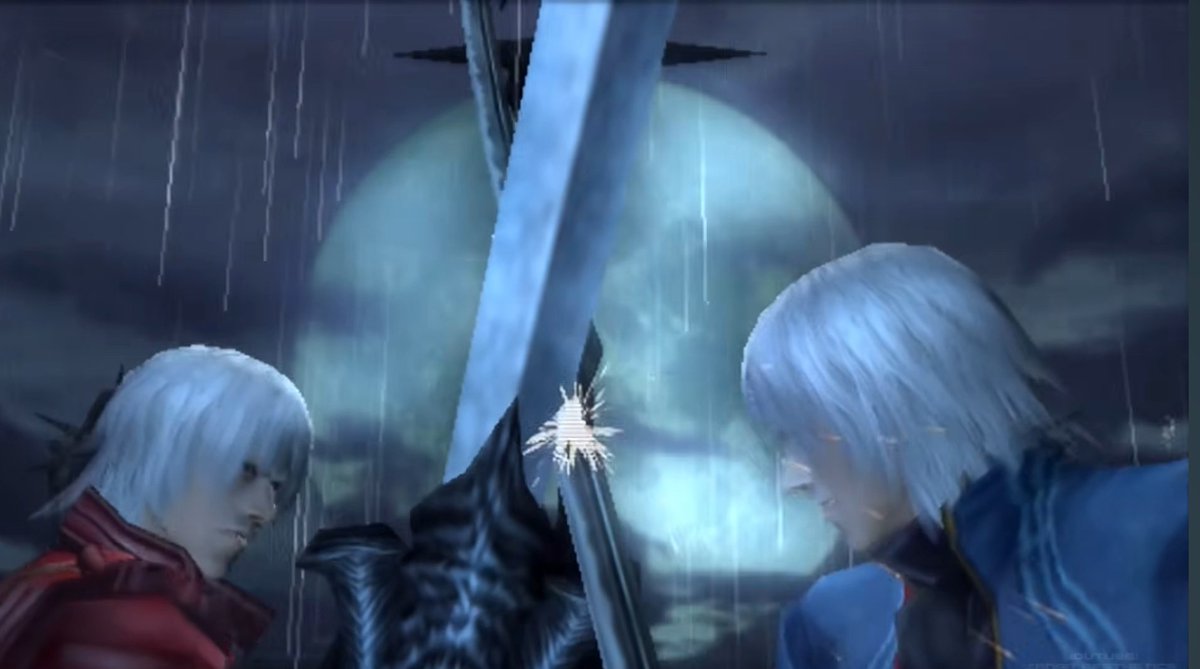 IrnBru41_'s tweet photo. #DMC3
#VisionofV
#DevilMayCryNetflixS2
It seems that children's rivalry never ends, even when they grow up. https://t.co/kv6gVgWWw7
