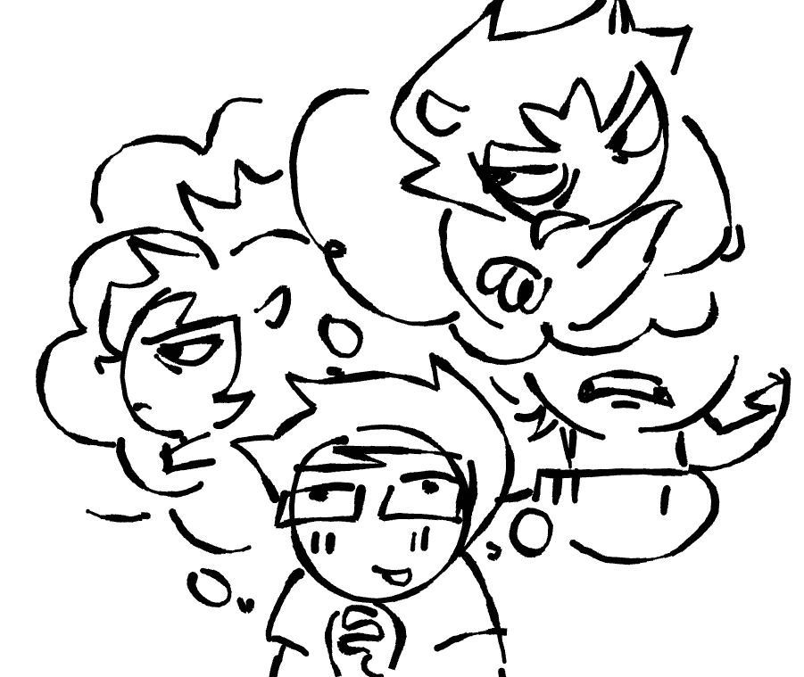 vriska’s m8sprit AND roxy’s awsum girlfriend tweet media