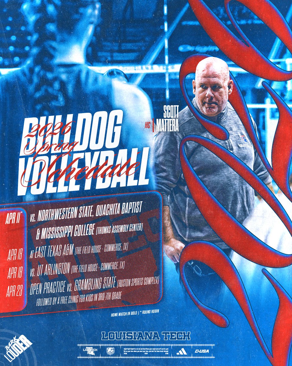 LA Tech Volleyball 🐶🏐 tweet media