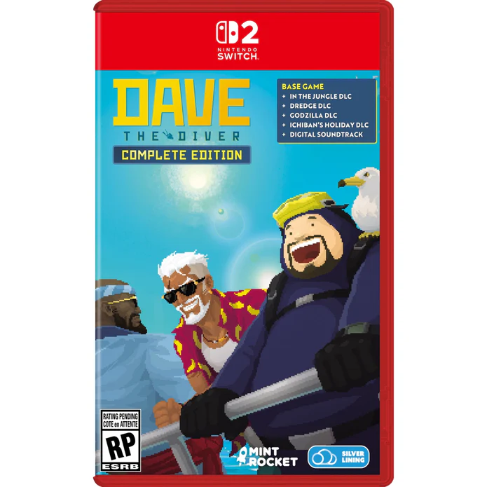 IsGameKeyCard's tweet photo. 🟢 Dave The Diver Complete Edition will be distributed as a Game Cartridge in USA. #Switch2 #MintRocket #GameKeyCard https://t.co/cxCHf3unBq