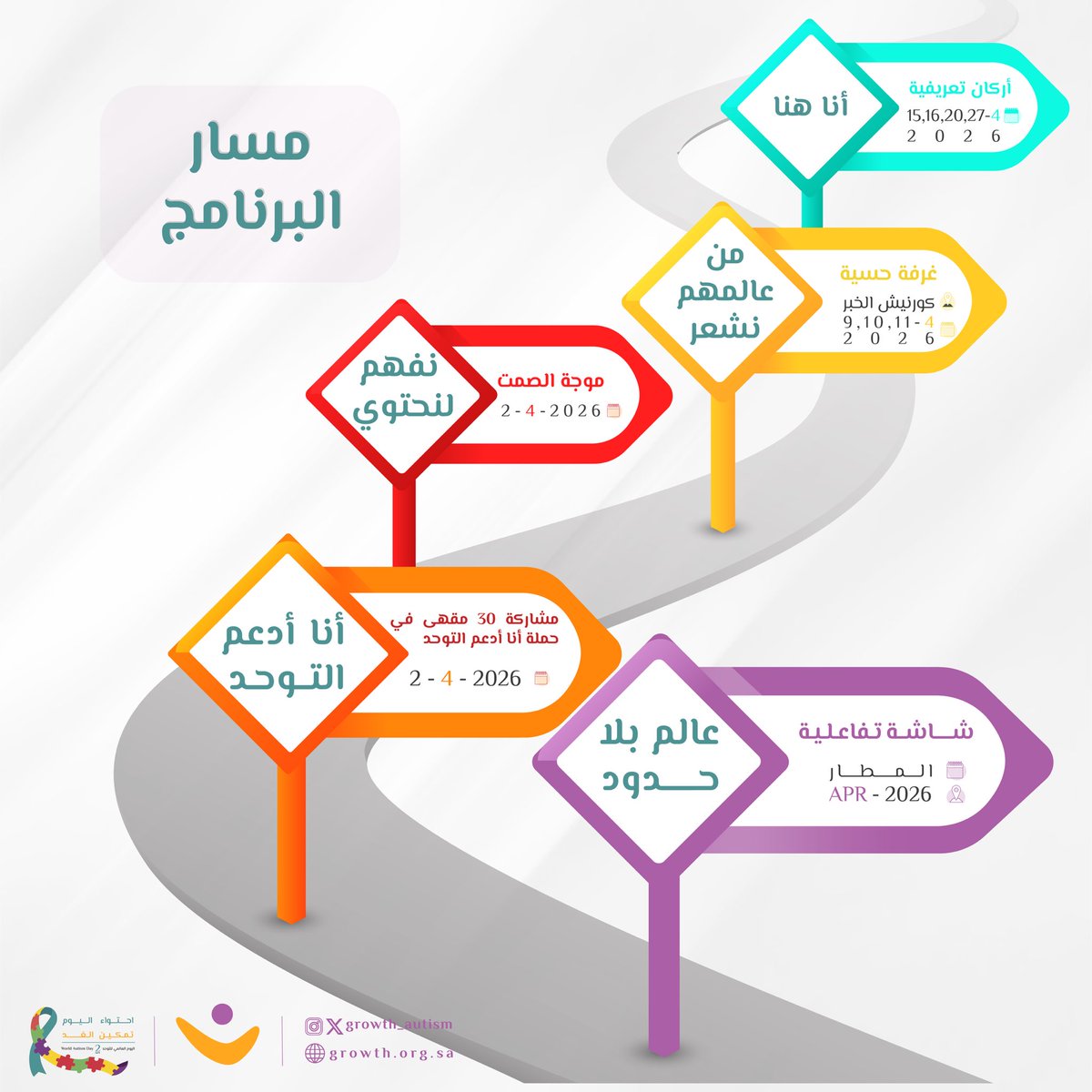 جمعية نمو للتوحد tweet media