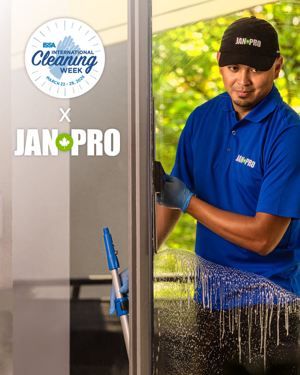 We’re joining ISSA &amp; the cleaning industry in recognizing International Cleaning Week 2026. It highlights the vital role cleaning teams play in keeping people healthy, &amp; productive, reinforcing the value of clean across Canada &amp; und the world.

#ValueOfClean #ISSA #JANPROCanada