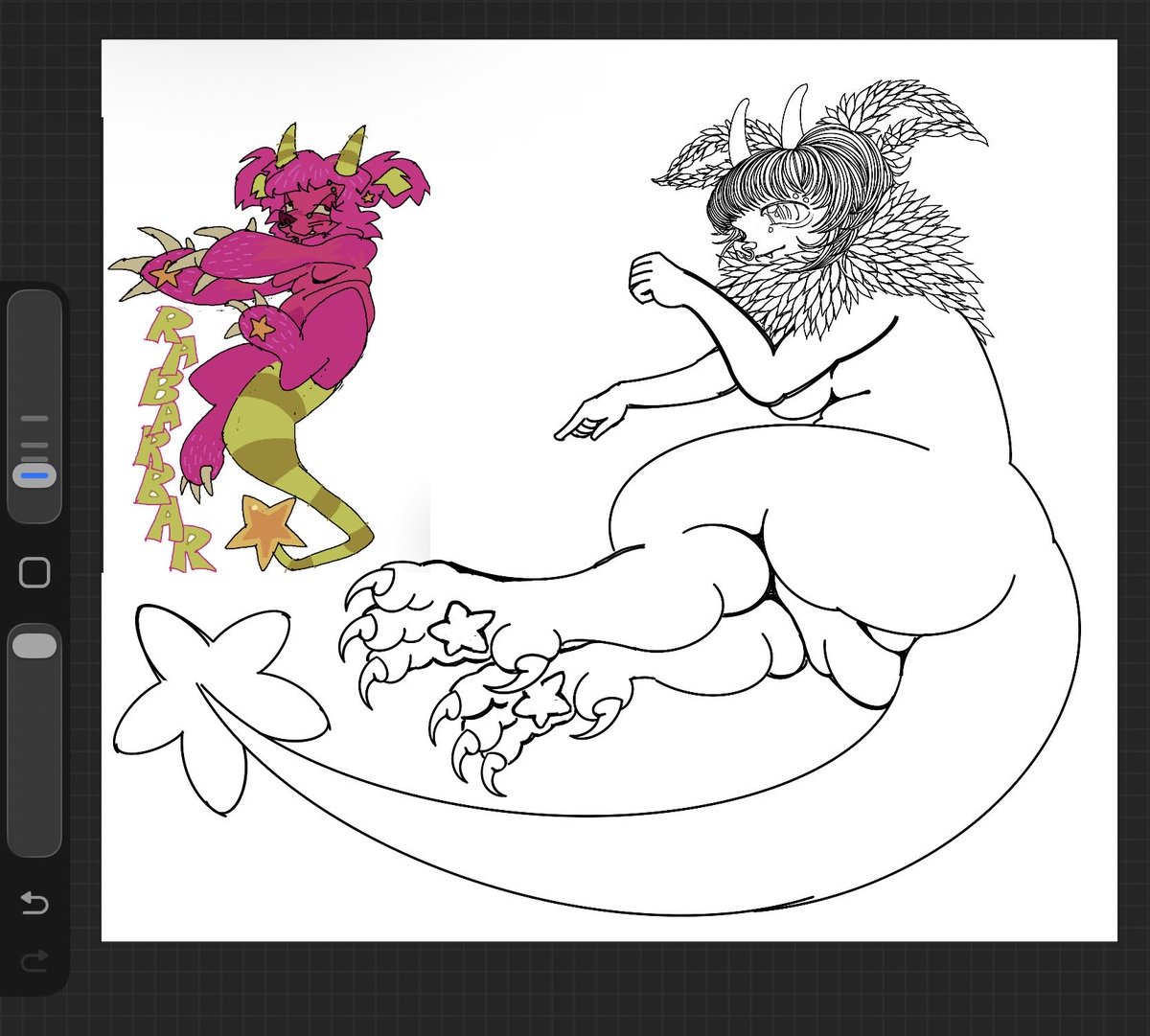 Wip,,,, (art in corner and character by shitzy)