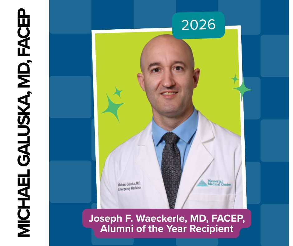 emresidents's tweet image. Michael Galuska, MD, FACEP, has been named EMRA's 2026 Joseph F. Waeckerle, MD, FACEP, Alumni of the Year recipient 🎉

Please join us in congratulating Dr. Galuska!

#EMRA #EmergencyMedicine #MedEd #EMRAAwards #AlumnioftheYear #FutureEM
