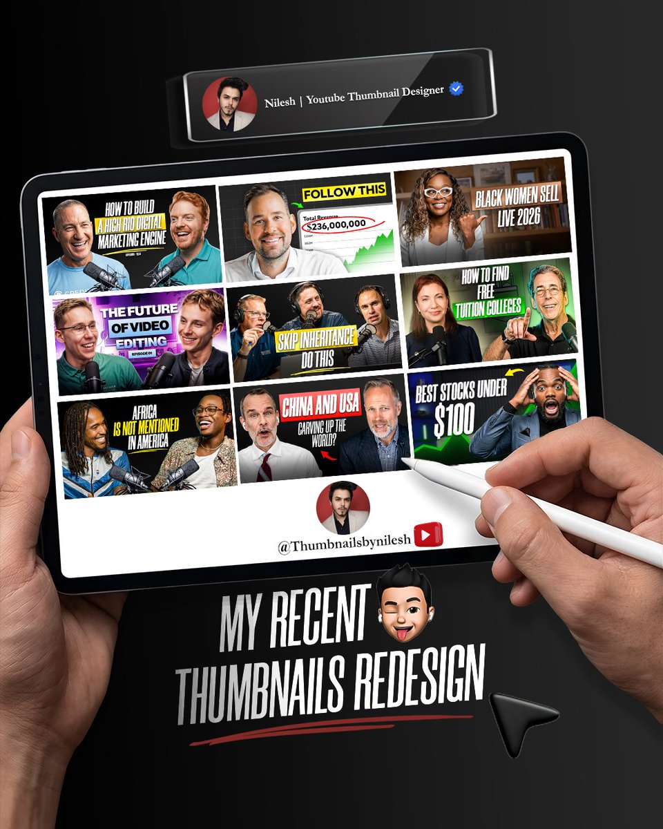 Nilesh | YouTube Thumbnail Designer tweet media