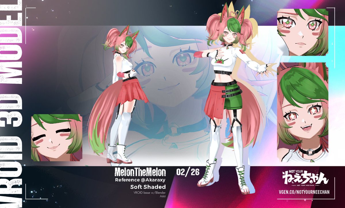 NotYourNeechan🌸🟢VGEN/ VROID ARTIST tweet media