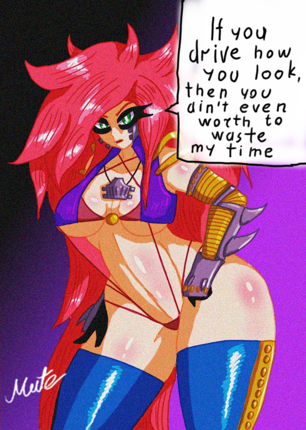 Another concept of a racer. Probaply will put her in the 1st GP since can't figure any nifty mechanic for her #redhead #oc #ocart #originalcharacter #originalart #digitalartwork #DigitalArtist #digitaldrawing #booba