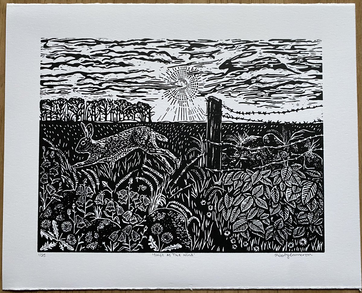 rambling1diot's tweet photo. Swift As The Wind.
An old name for an ancient animal, the elusive and mysterious Hare.
Now released into the wild.
Click on the link below.
#hare #hareart #countrysideart #cutfromtheland #swiftasthewind
https://t.co/QL3qDbs9zZ https://t.co/gCFgN2kWDD