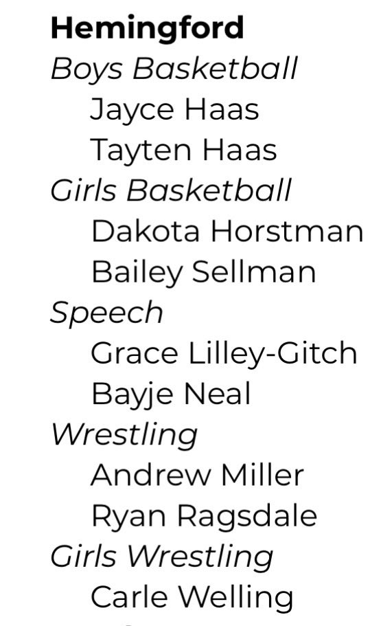 Hemingford Schools tweet media