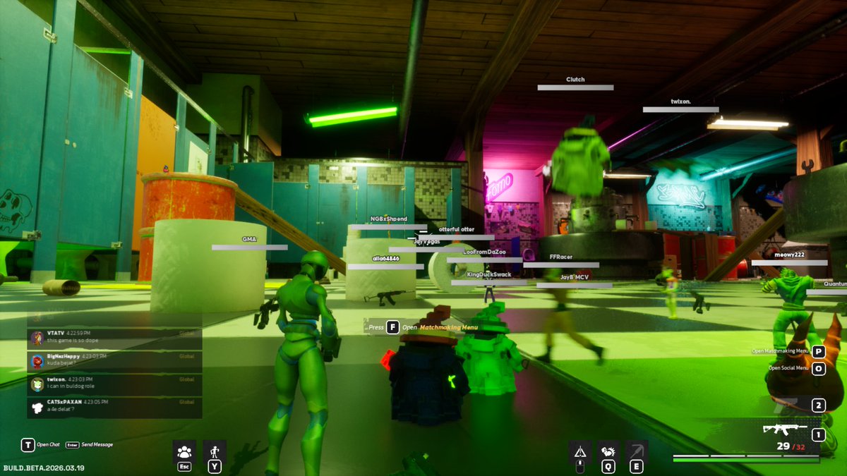 Lasermerl's tweet image. Had a great time as this afternoon's #GameTime on @OthersideMeta with @MarsCatsVoyage 

Todays games were in the #Blitz lobby and the new #ThornwoodRuins Map

Thanks to @ClassicsCrypto and @dinopawnz for hosting.

@ApeChainHUB @OsPhotoClub