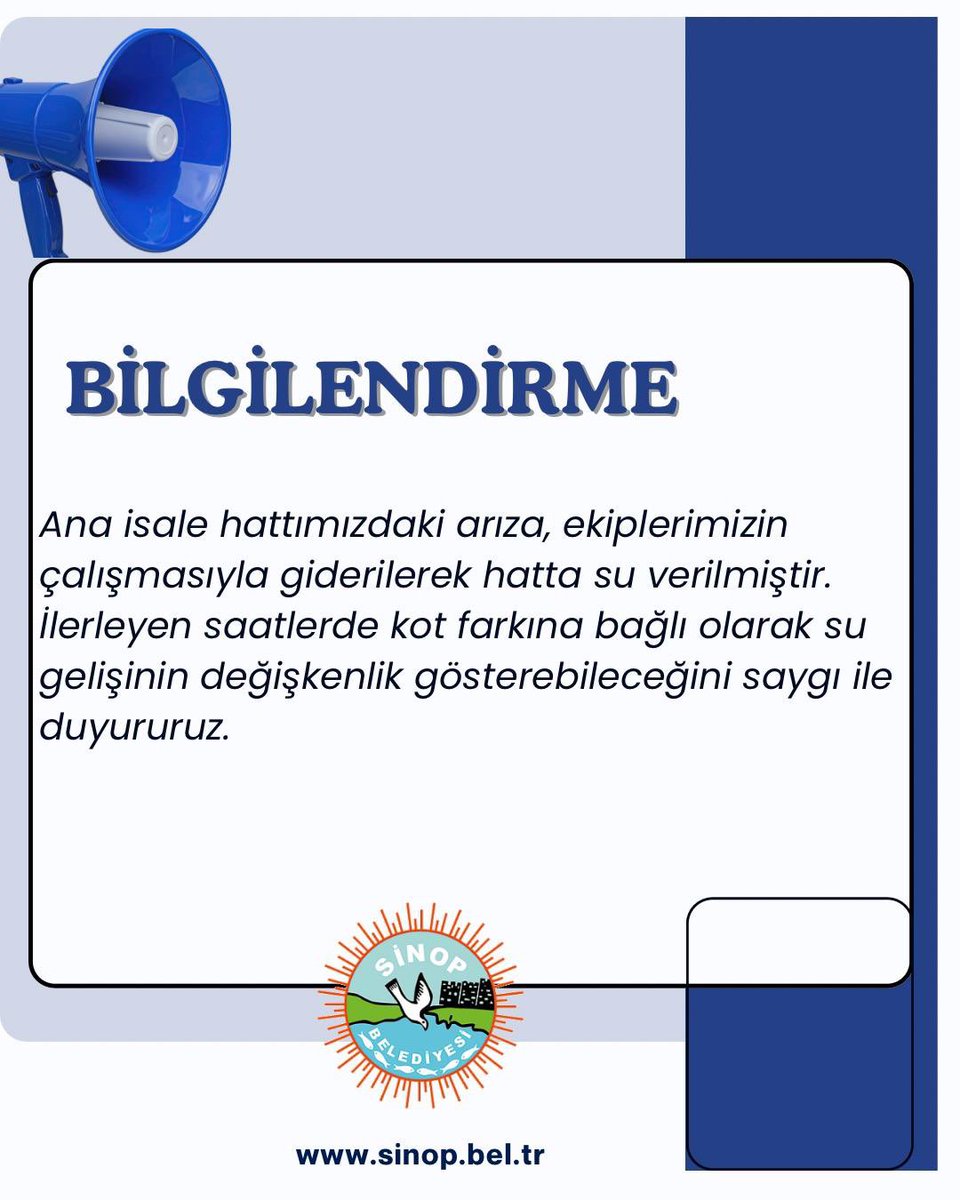 Sinop Belediyesi tweet media