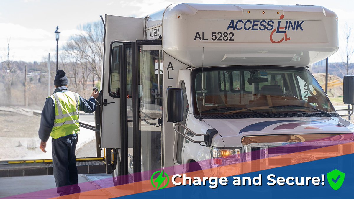 Make your Access Link experience as seamless as possible! Ensure wheelchairs, scooters, and other devices are in good working order. Be sure to charge any power devices fully beforehand and secure any accessories, such as bags or oxygen tanks.