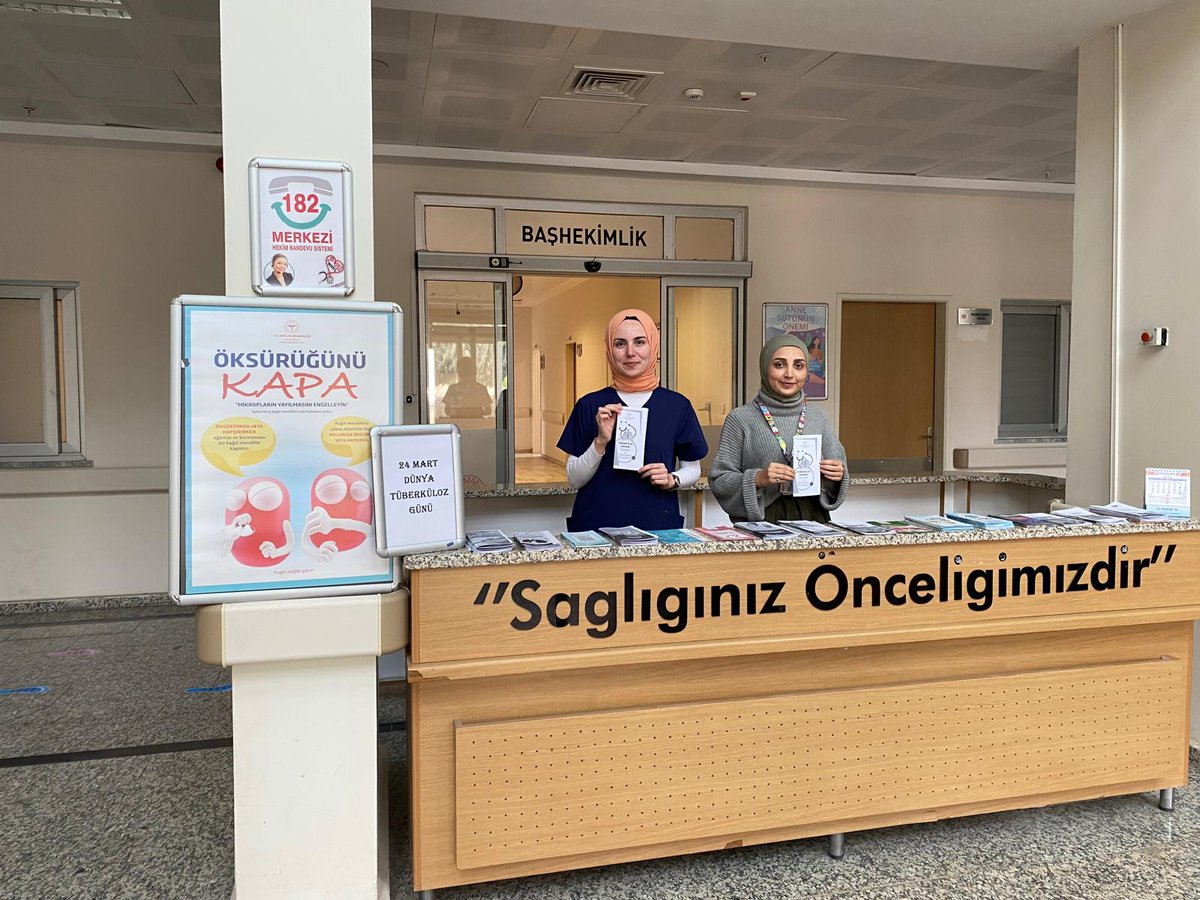 Tüberküloz (verem), akciğerleri etkileyen bir enfeksiyondur. Belirtiler varsa doktora başvurun.
Korunmak ve tedavi mümkündür! #DünyaTüberkülozGünü
<a href="/batmanilsaglik/">Batman İl Sağlık Müdürlüğü</a>