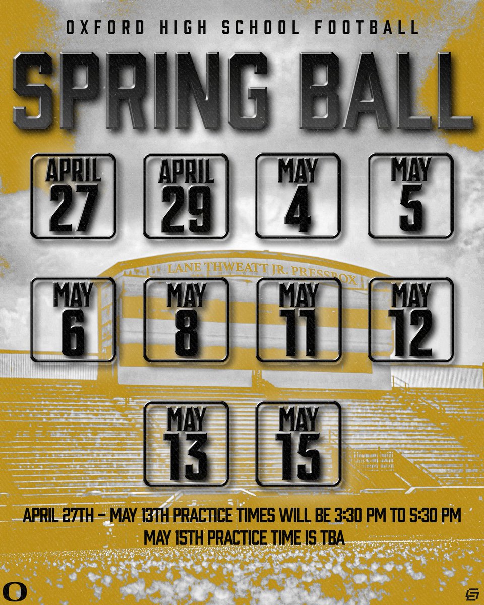 Oxford High School Football tweet media