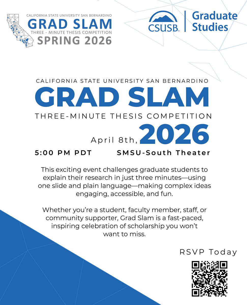 CSUSB Graduate Studies tweet media