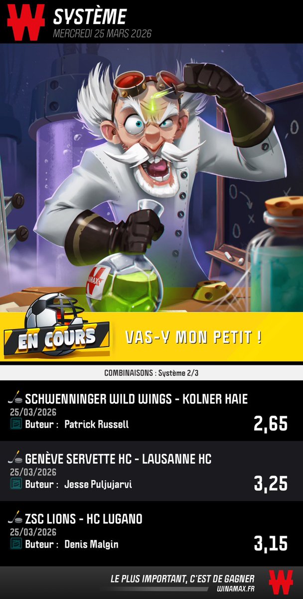 CRYOMBB's tweet image. 🇩🇪DEL x NLA🇨🇭

🧊Russel | 2,65🧊
🧊Puljujarvi | 3,25🧊
🧊Malgin | 3,15🧊

Voici mes picks sur cette soirée de hockey européenne, attention je vous conseille de réduire vos mises ces championnats sont pas simple et en plus c’est les Play-off 🏒

❤️🔁

#TeamParieur #DEL #NLA