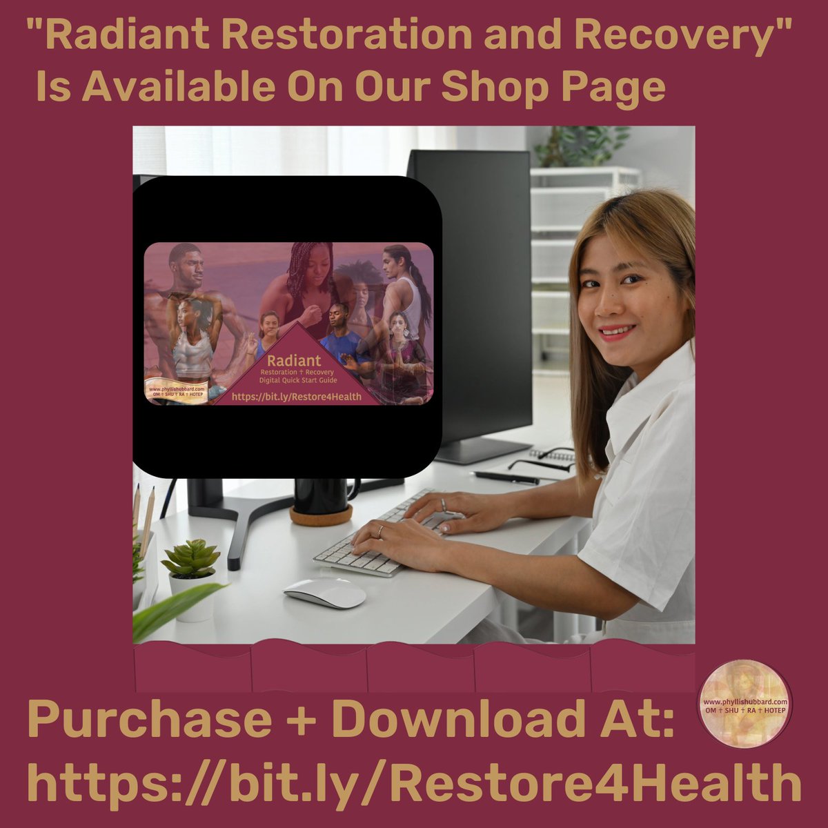GetRadiant's tweet photo. Download It For Healing Strategies - "Radiant Restoration And Recovery” helps you to increase immunity. Transform fears into inspired healing actions and discover strategies that balance the body, mind and emotions. Purchase + download at: https://t.co/y5apCQeCvg. https://t.co/iAvxmmoban
