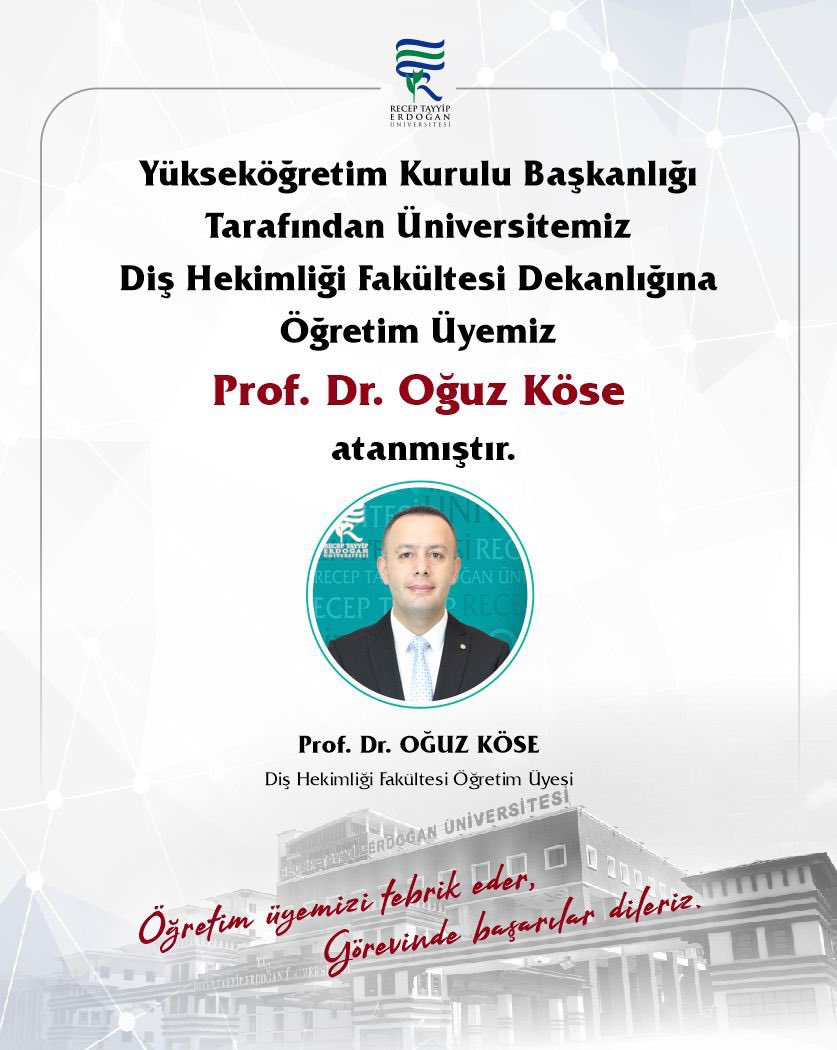 Recep Tayyip Erdoğan Üniversitesi tweet media
