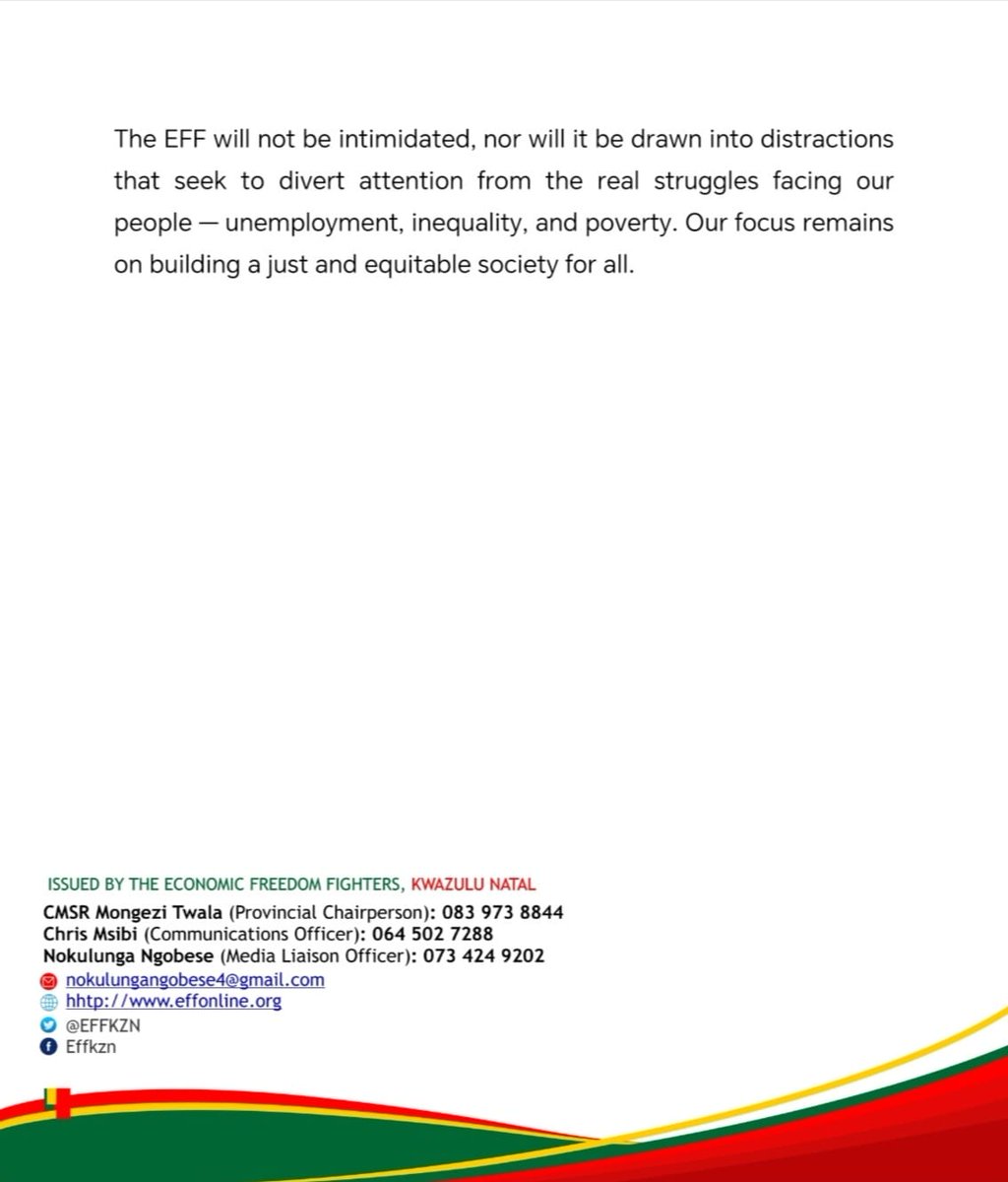 EFF KZN tweet media