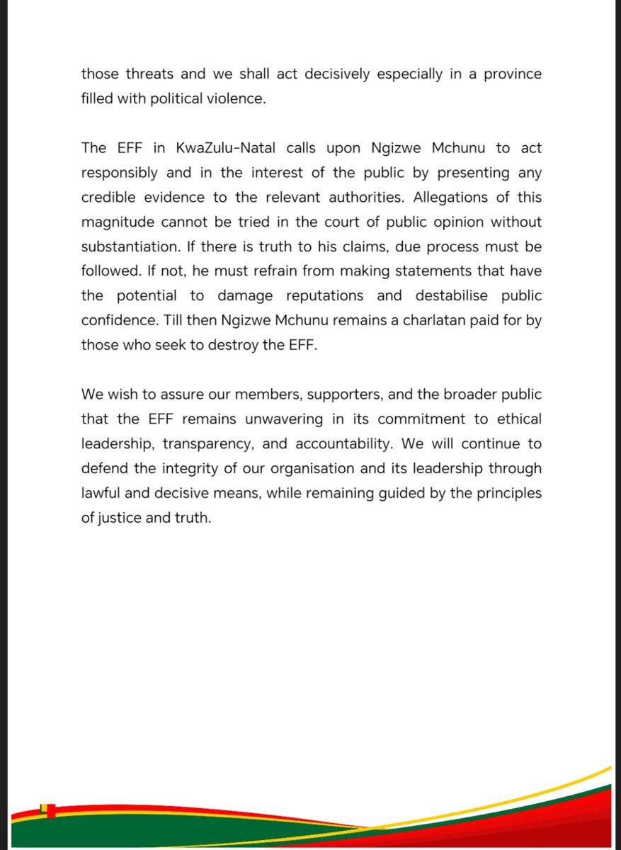 EFF KZN tweet media