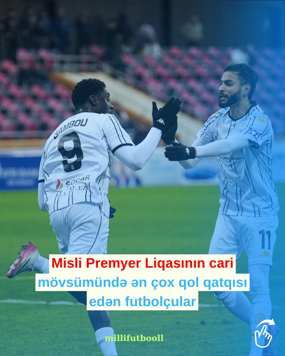 millifutboll's tweet photo. Misli Premyer Liqasının cari mövsümündə ən çox qol qatqısı edən futbolçular.

#QəbələFK #Statistika #MisliPremyerLiqası #Azərbaycan #TuranTovuz #qarabağfk https://t.co/jZ5DnK4swe