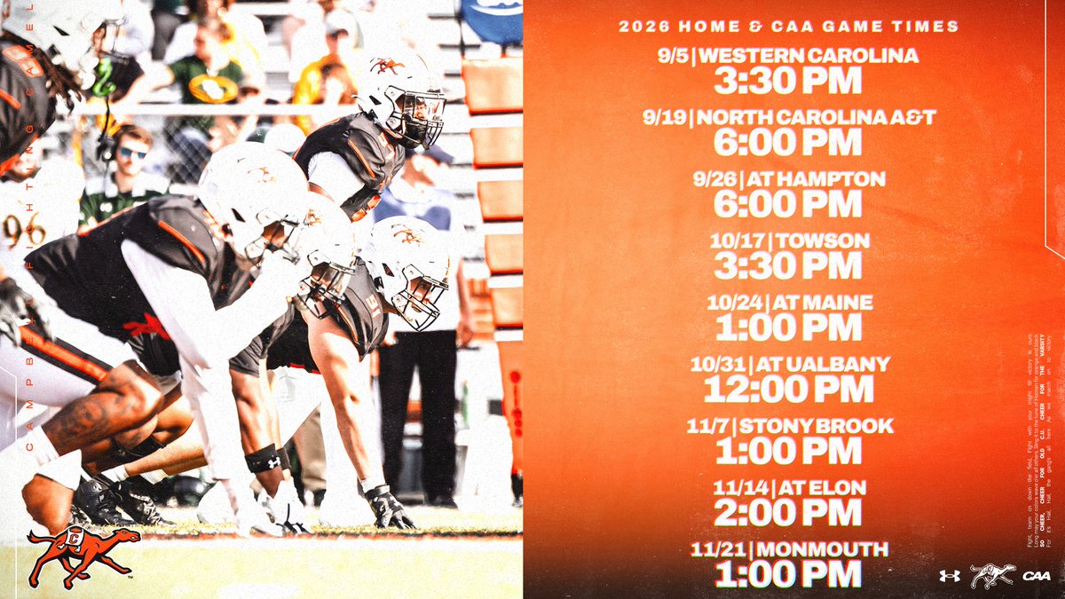 Campbell Football tweet media