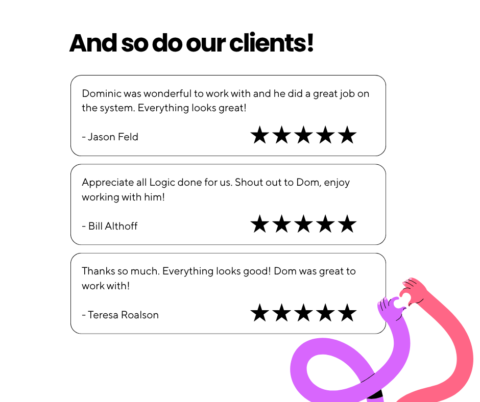 logicav's tweet photo. Cheers to 1 year with Dominic! From solving problems to creating great client experiences, he’s been a huge part of the Logic team. We are lucky to have him. 

#logicintegration #employeespotlight #ourteam https://t.co/f6cIqBpd4x