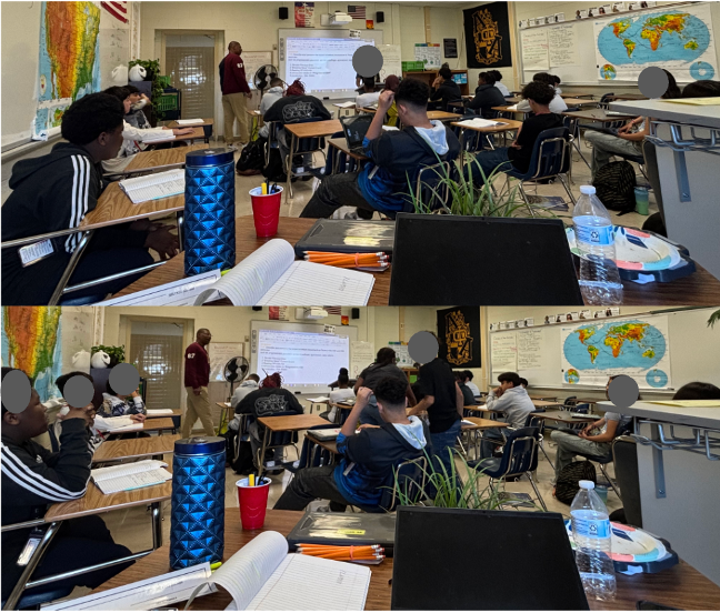 Dr. Seward @ Liberty JH 7th SS challenging students to be news reporters reporting on breaking news and identifying the Political, Economic, Geographic, or Social impact, complete with walk-up hype tune.
#RISDDreamBig
<a href="/RichardsonISD/">Richardson ISD</a>
<a href="/TnLAlwaysHere/">RISD Teaching & Learning Services</a>
<a href="/SueSweeneyPD/">Sue Sweeney</a>