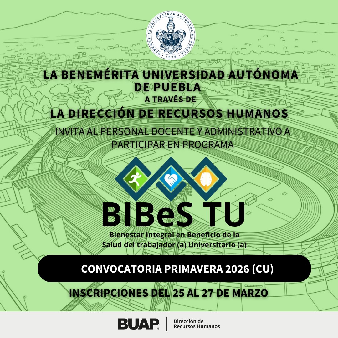 Dirección de Recursos Humanos BUAP tweet media