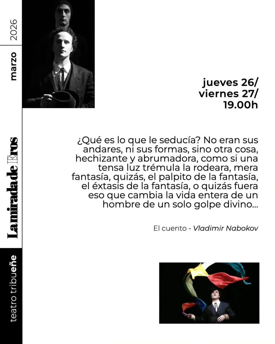 🔥🔥🔥 LA MIRADA DE EROS 🔥🔥🔥

Entradas: teatrotribuene.com/la-mirada-de-e…