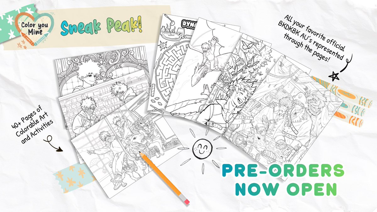 Color You Mine: BKDKBK Coloring Book tweet media