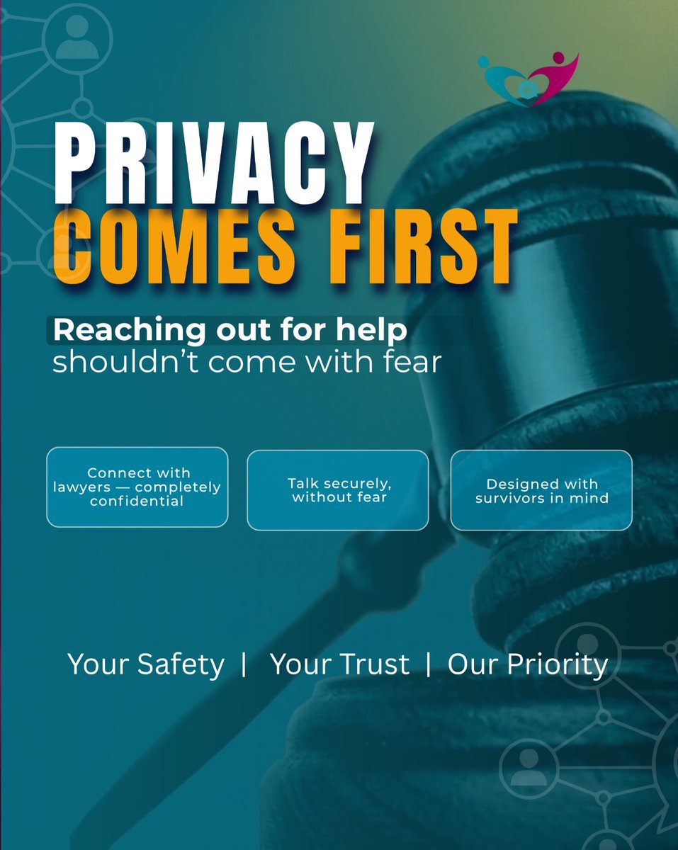 justitrack's tweet photo. Safety isn’t optional it’s the foundation 🔒💙
Designed for those who need support without fear, where every conversation stays protected and every voice stays respected.

#SafeAndSecure #PrivacyFirstAlways #NoFearSupport #TrustedTech #SecureSpaces #ConfidentialCare #DigitalProtection #YourSafetyFirst #SupportWithTrust #EmpowerThroughPrivacy #CareTech #SecureConnections