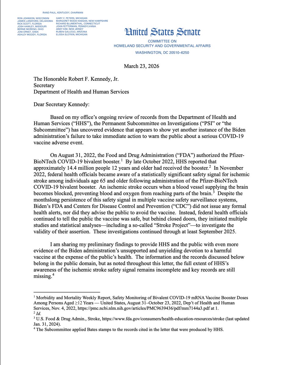 Senator Ron Johnson tweet media