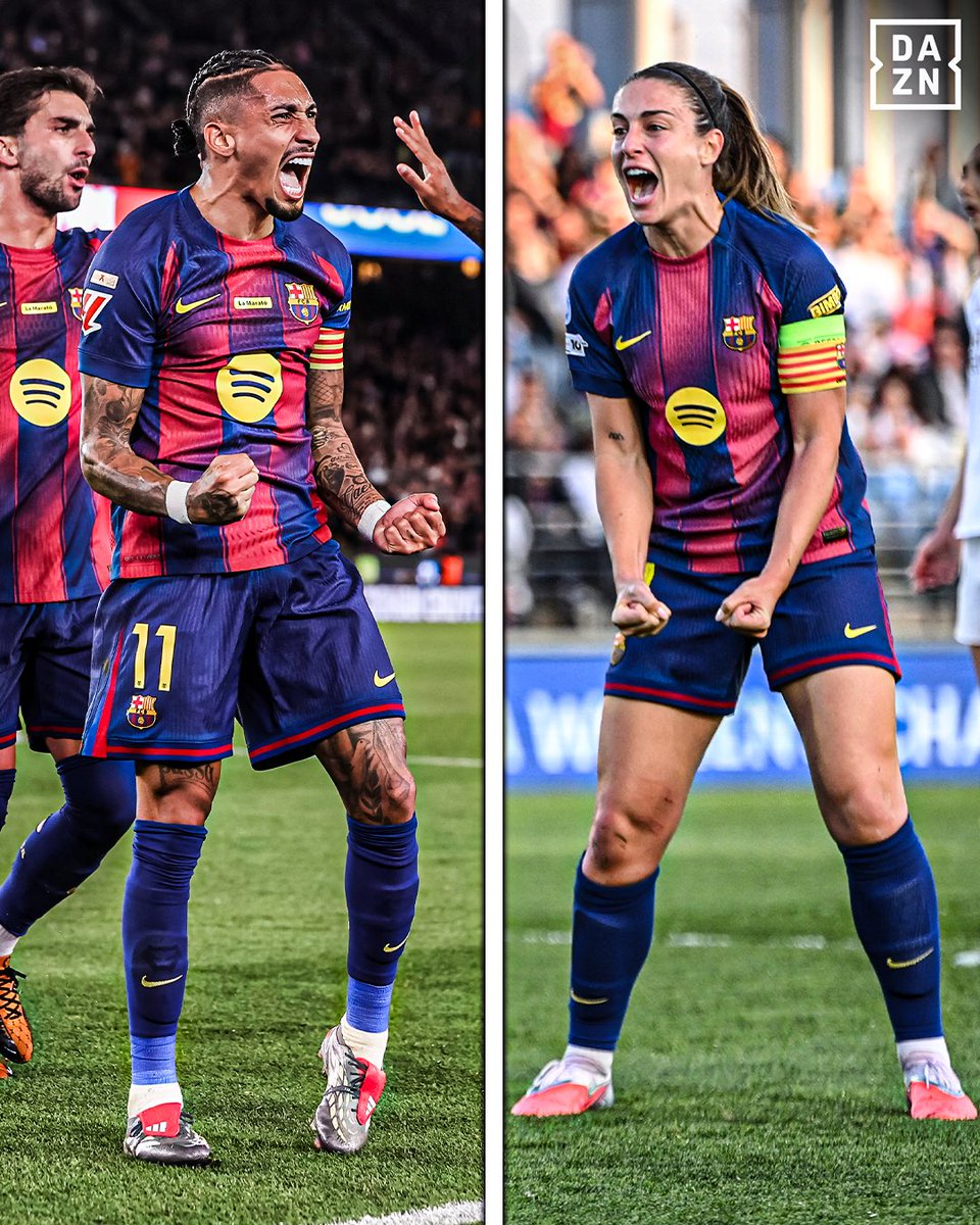 CAPITANÍA DEL BARÇA 💙❤️ + DORSAL 1️⃣1️⃣ = PURO SENTIMIENTO 🔥

<a href="/Raphinha_11b/">Raphael Dias Belloli</a> 🤝 <a href="/alexiaputellas/">Alexia Putellas</a>