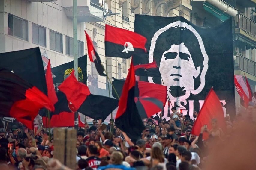 ultras_antifaa's tweet photo. #Argentina - Newell’s Old Boys supporters at the demonstration marking the 50th anniversary of the military coup in Rosario. https://t.co/otkZCesXZR