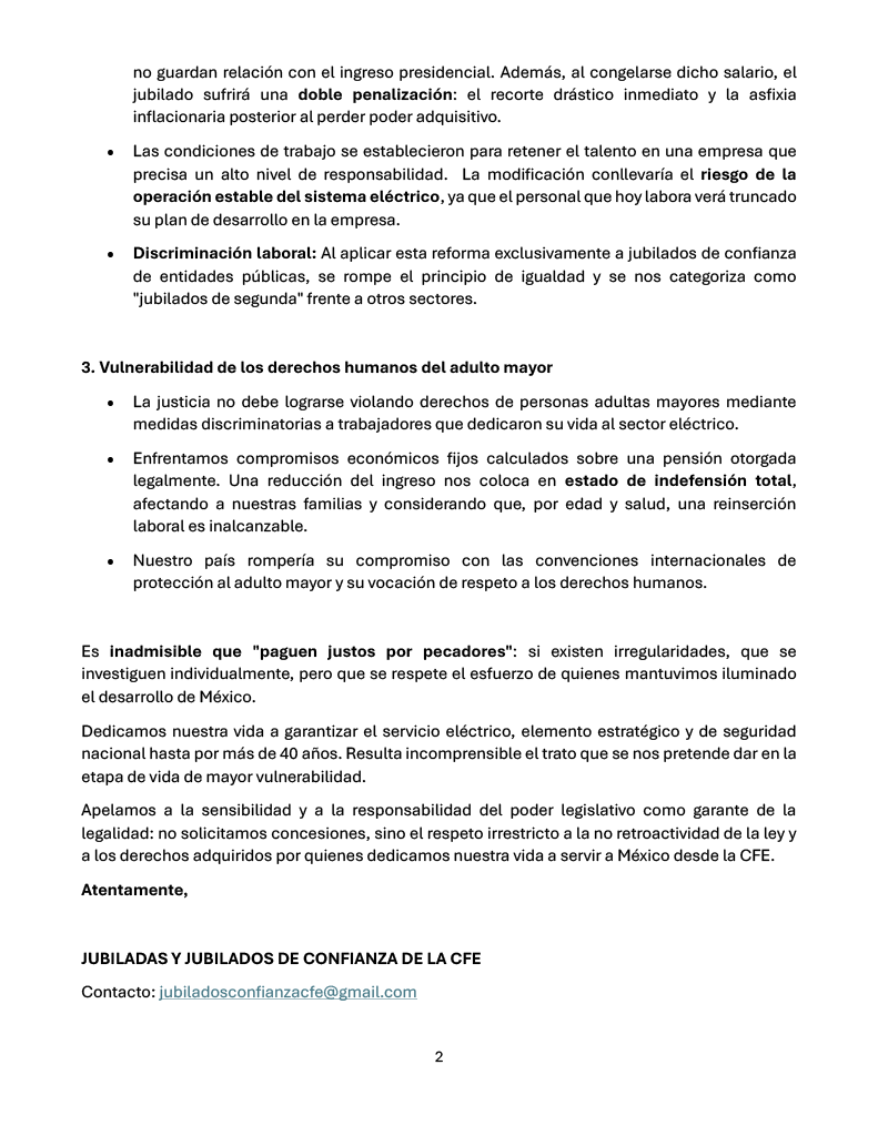 Red Nacional Jubilados CFE tweet media