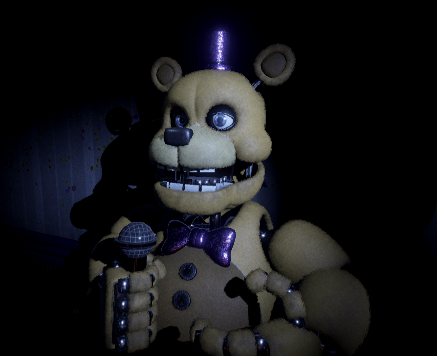 ArDmation's tweet photo. Still one of the best Fredbear head designs ever imo https://t.co/KDc4frt44K