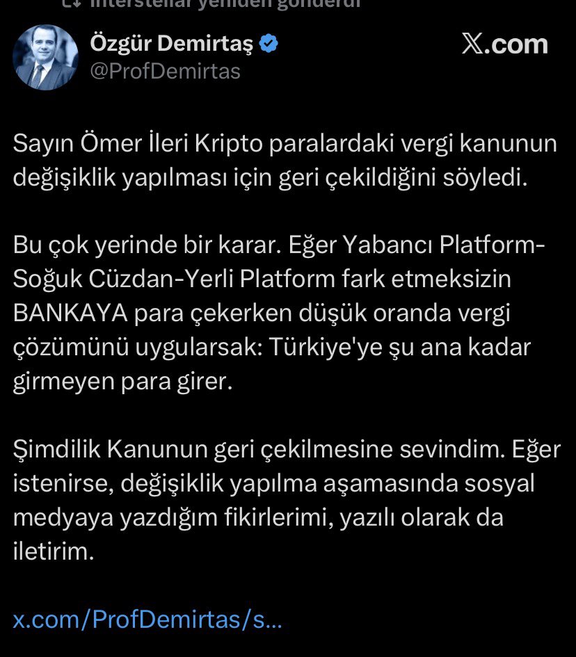 Prof. Dr. B. Gültekin Çetiner tweet media