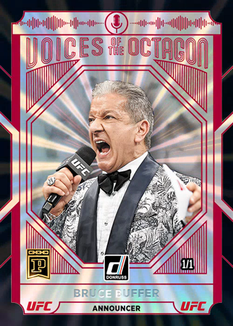 paninitracker's tweet photo. 🥊 Bruce Buffer #1/1 SOLD for $200.00 (0.09 ETH)
2022 Panini NFT Donruss UFC · Voices of the Octagon Holo Black Laser
Buyer: Steak 👤 https://t.co/UlBUoGiRhZ
See more #BruceBuffer for sale 👉 https://t.co/auuVu4jQDd
#whodoyoucollect #nft #PaniniNFT #PaniniBlockchain https://t.co/57tLhdPdit