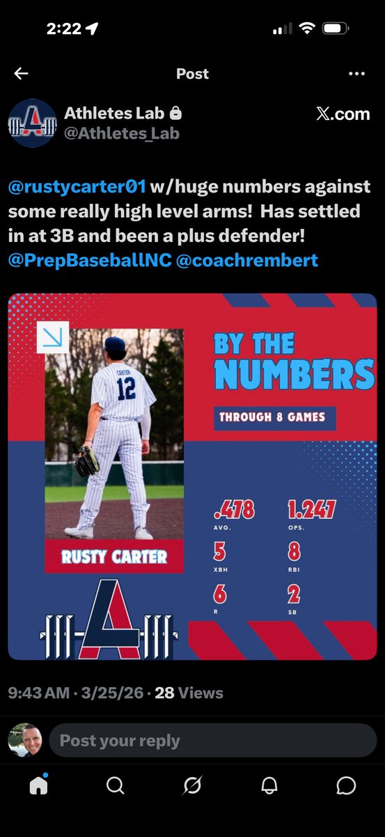 Rusty Carter IV tweet media