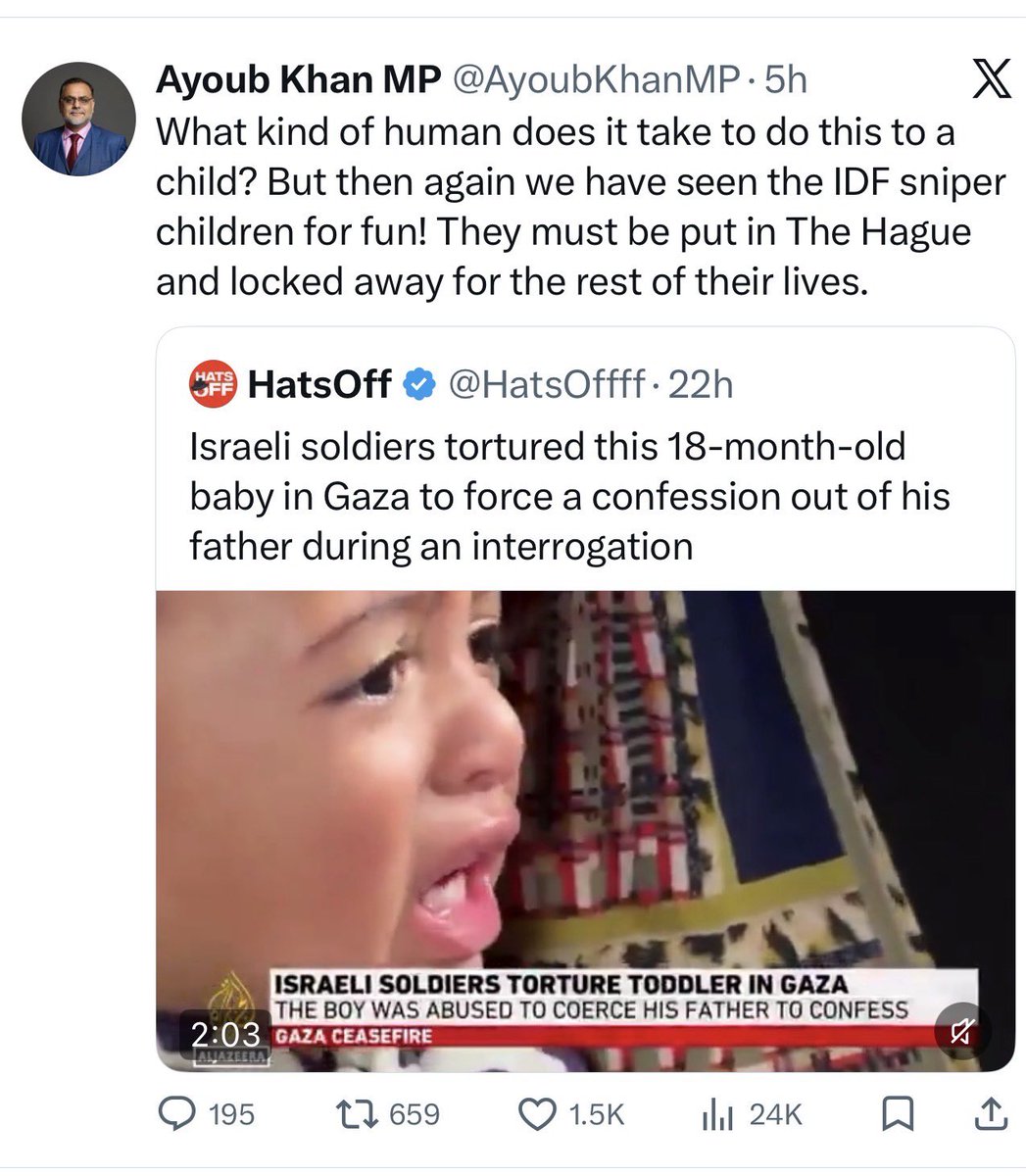 Once again, a UK politician and Barrister spreads debunked tales and Islamist propaganda on his timeline.

He lied about Maccabi Tel Aviv v Aston Villa.

He lied about Amsterdam.

He lied about UK politicians calling for a ban on Iran at the World Cup.

He will continue to lie.