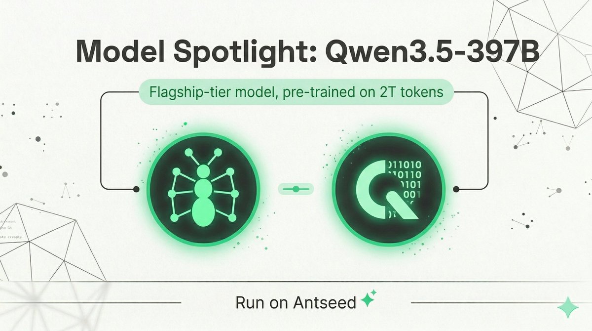 Provider spotlight: <a href="/Alibaba_Qwen/">Qwen</a>'s Qwen3.5-397B
This model can actually code. Not "help you write a function" code. It reads a GitHub issue, navigates the codebase, and submits a fix. Autonomously.

Math reasoning is best-in-class for open-weight. It 
It sees images, reads