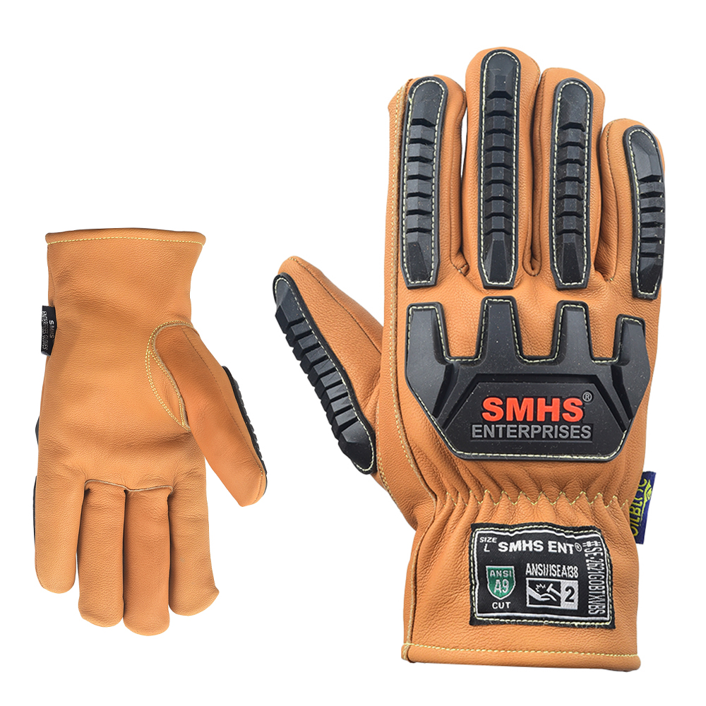 SMHSEnterprises's tweet photo. SE- 2621GOBTXVBS
TitanGuard™ A9 OilBloc Impact Goat Leather Gloves – ANSI Cut Level A9, Level 2 Impact Resistant, Water- &amp; Oil-Resistant Industrial Safety Gloves. #SafetyGloves #WorkGloves #CutResistantGloves #ImpactGloves #LeatherGloves
#IndustrialSafety #PPE #SafetyFirst https://t.co/Pr9LiIijlb