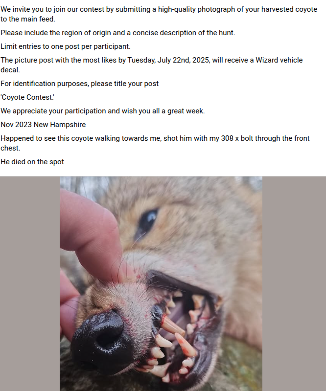 NH Citizens Against Recreational Trapping tweet media