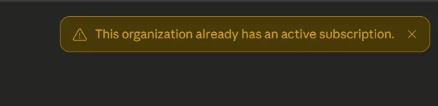 Akk0rd's tweet photo. Hi everyone, has anyone else experienced this problem when upgrading from the free plan to the pro plan with claude ? I don't have an active subscription, though.

I'm on free plan, and try to renew with another credit card, payment don't hit bank, i had this message directly. https://t.co/VH6HoAowtt