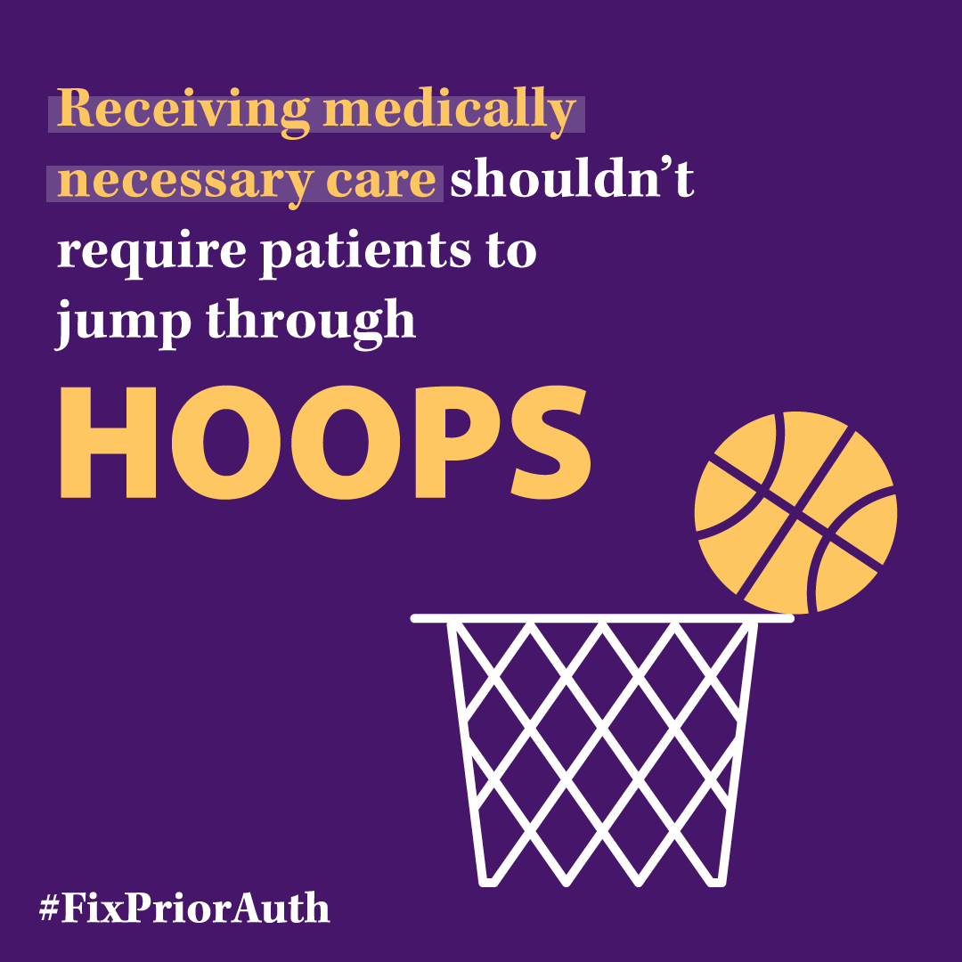 PatientAction's tweet image. Prior authorization keeps fouling patients. 👎🏀If you’ve experienced the negative impacts of this flawed system, share your story to help inspire decision-makers to #FixPriorAuth. bit.ly/4kGsUCZ