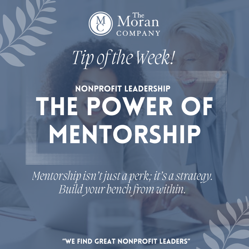 MoranCompany's tweet image. Investing in your team today prevents a leadership gap tomorrow. Mentorship programs are a powerful way to transfer institutional knowledge and keep your top performers engaged. How is your organization pouring into its rising stars this quarter?
#leadership #mentor #Tipoftheweek