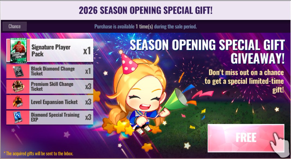 mlb9i's tweet photo. Hey Everyone,

To celebrate the start of the 2026 season, we’ve prepared a special gift just for you.

This gift bundle is available to all users and can be claimed for free during the event period, so be sure to log in and collect your reward!

■ Gift Claim Period
- Mar. 25, 11:00 PM – Apr. 30, 10:59 AM EDT

■ Gift Contents

■ How to Claim the Gift
- Top right corner of the Main Screen > Event > Tap Opening Day Gift Bundle
- Bottom center of the Main Screen > Best Items > Tap Opening Day Gift Bundle
- Bottom center of the Main Screen > Tap the Opening Day Gift Bundle image

We’ll continue to do our best to bring you even more exciting and rewarding events in MLB 9 Innings 26.

Thank you.