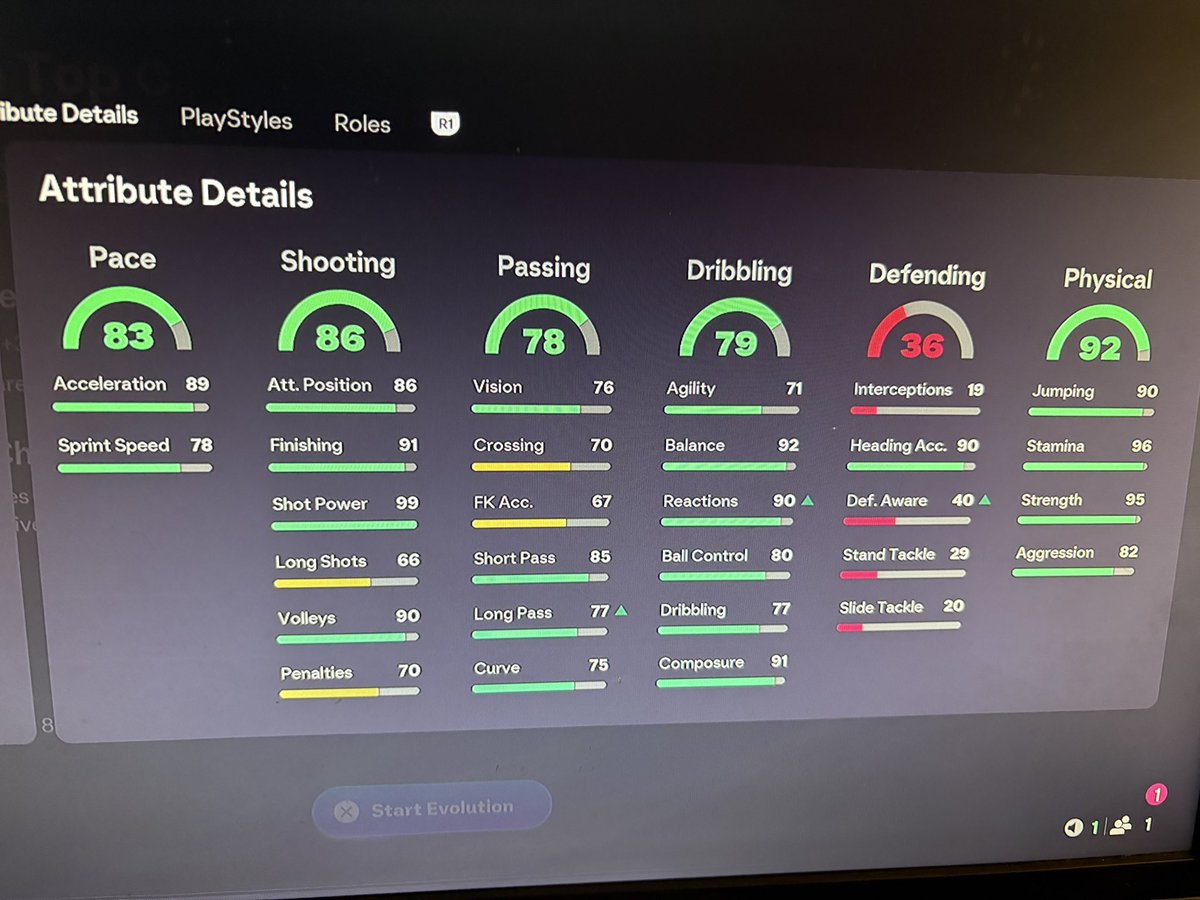 Jaymurphyyyyy's tweet photo. @NepentheZ Hi nep thought you would like this one of ibusuki with his stat distribution, mega potential for him https://t.co/MvwhI8nS30